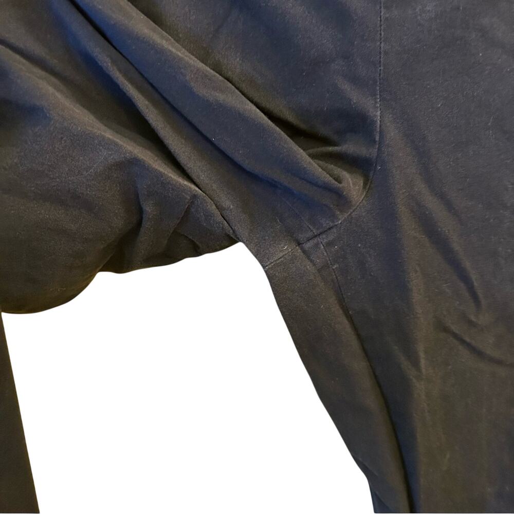 LOFT Navy Sailor Style Wide Leg Pants Size 10 High Waist Button Front Pockets - Picture 11 of 14